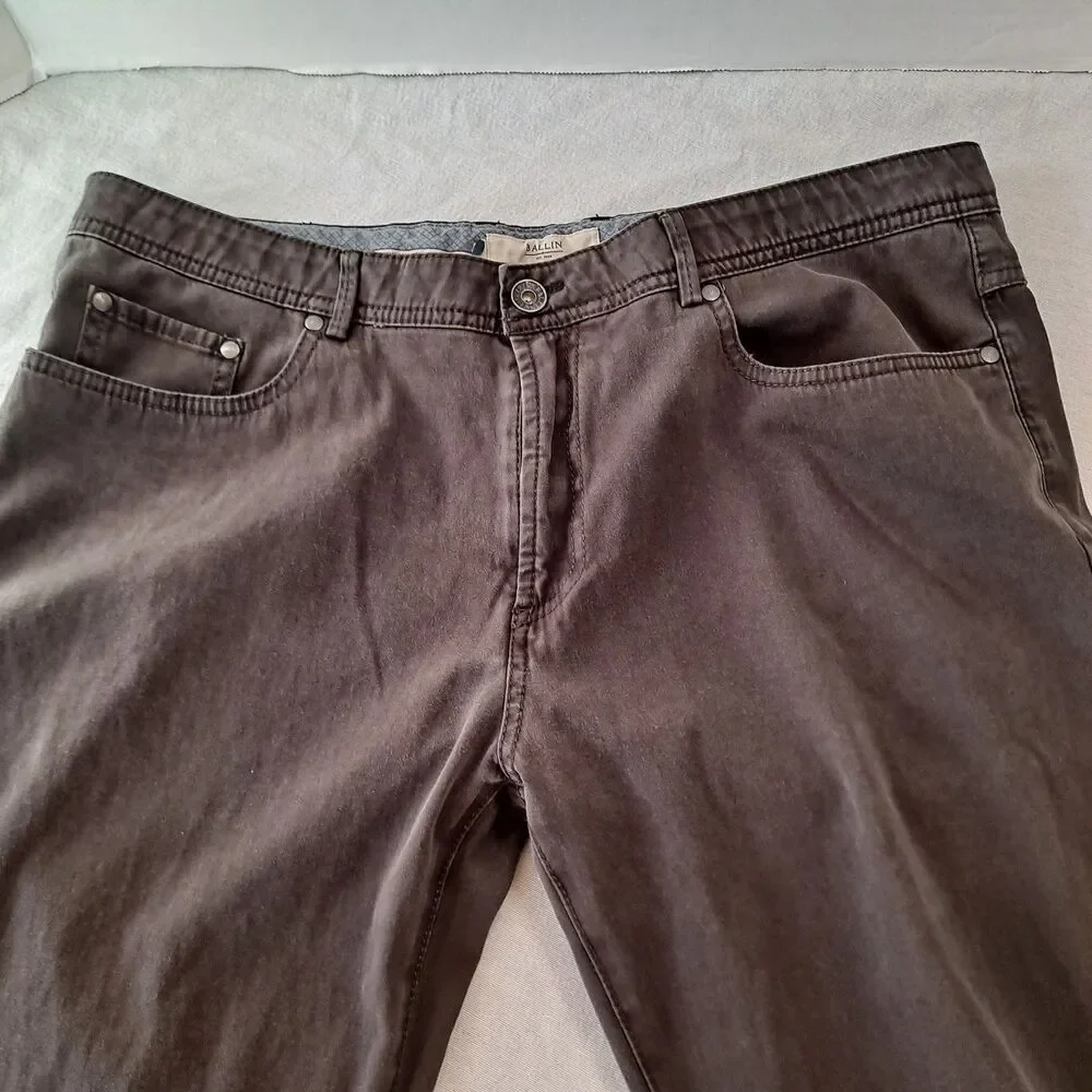 Ballin Crescent Men's Supima Twill Pants Size 38 (36 X 34) Modern Fit Perma